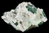 Aragonite Encrusted Fluorite Crystal Cluster - Rogerley Mine #135708-1